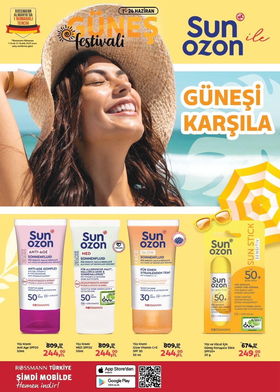 Rossmann 1 Haziran 2026 Aktüel Kataloğu Sayfa 1