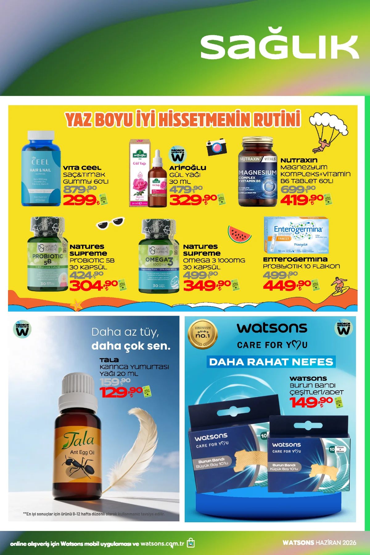 Watsons 1 Haziran 2026 Aktüel Kataloğu Sayfa 50