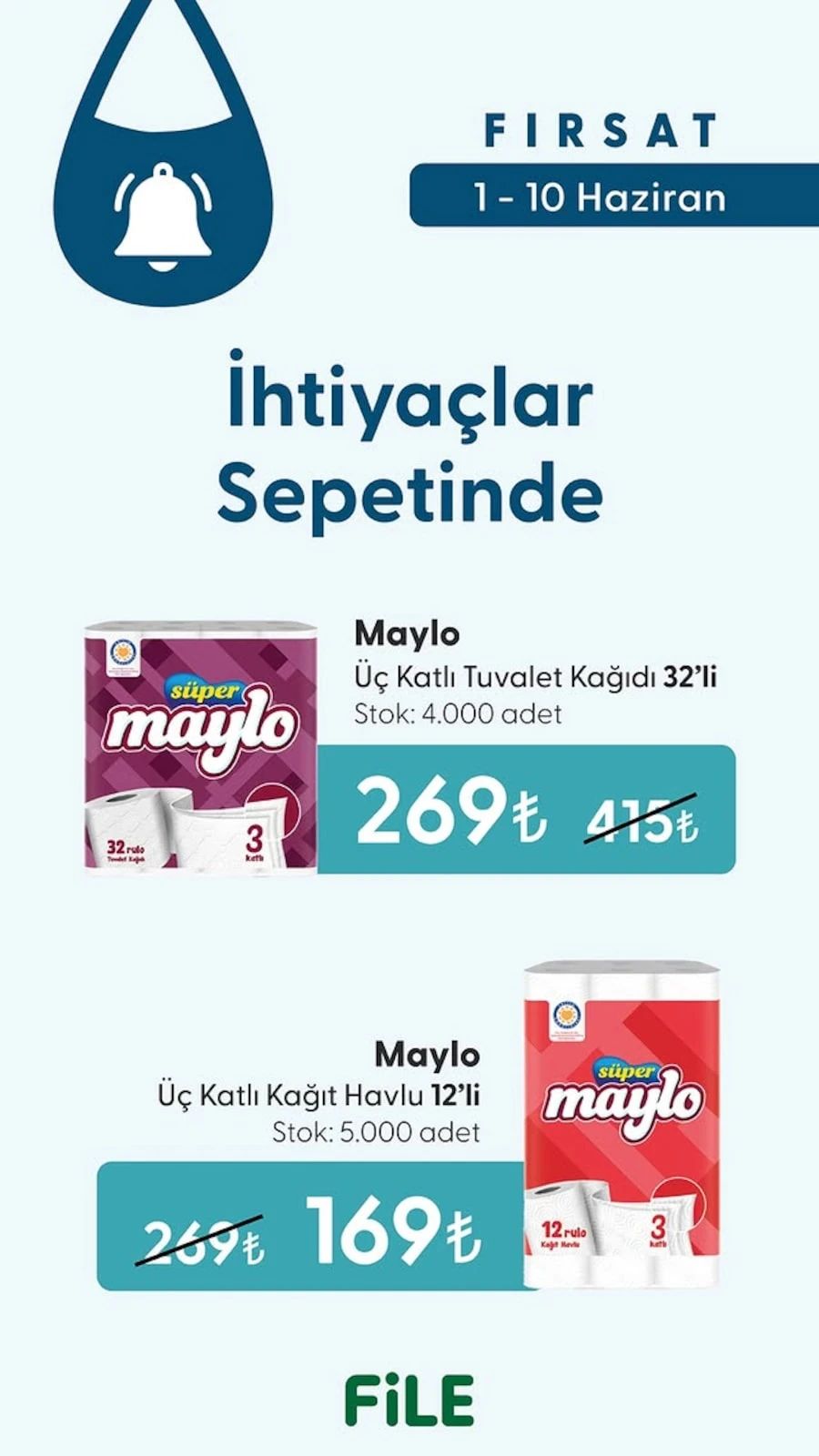 File Market 1 Haziran 2026 Aktüel Kataloğu Sayfa 1