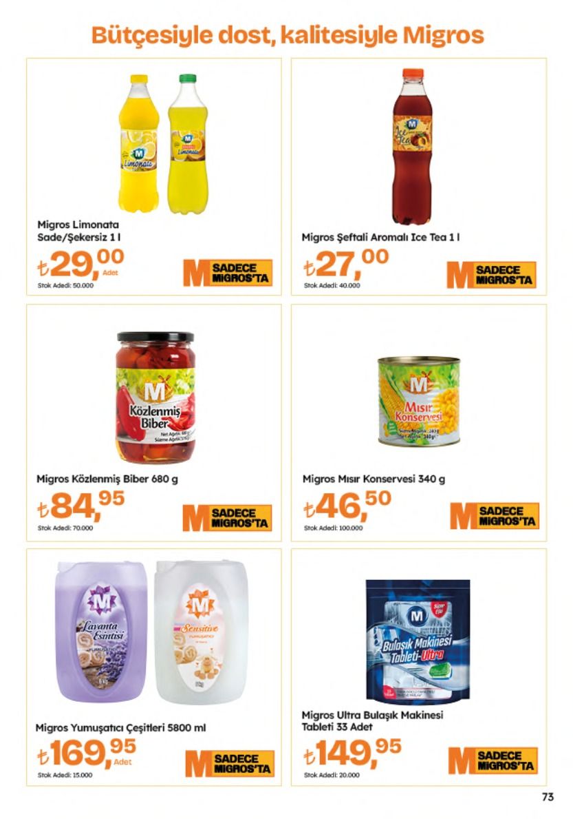 Migros 4 Haziran 2026 Aktüel Kataloğu Sayfa 73