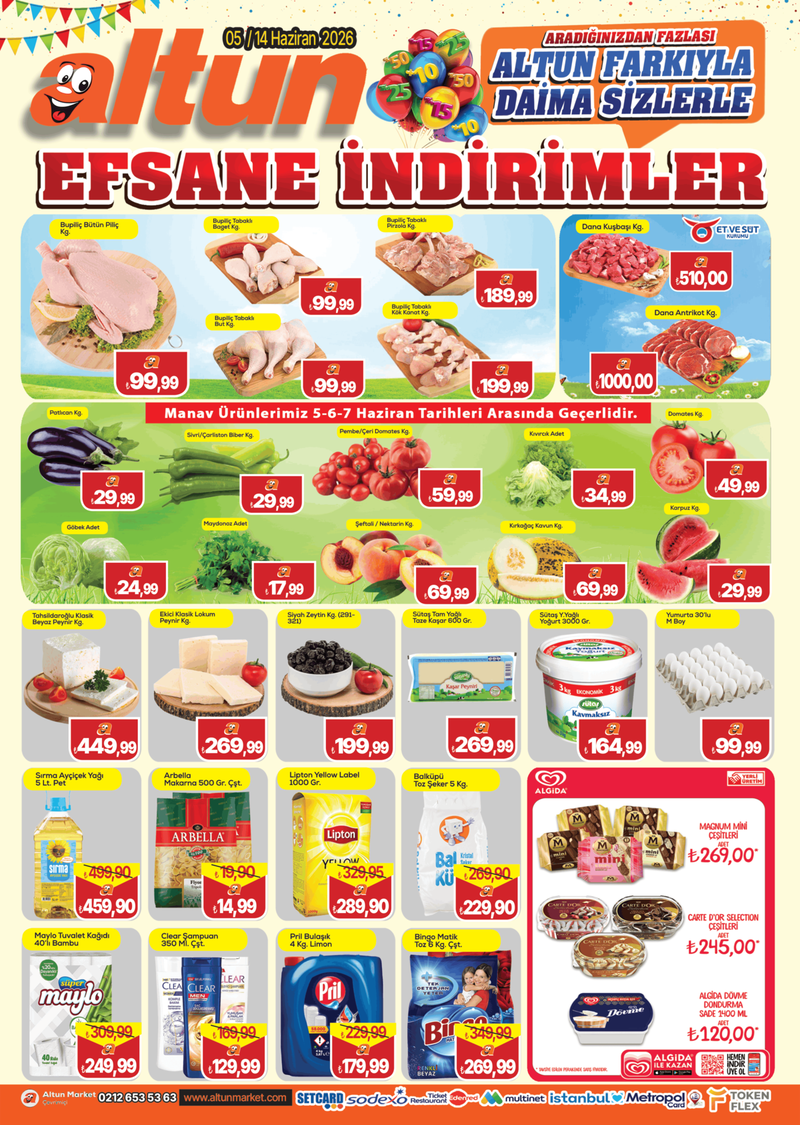 Altunmarket 5 Haziran 2026 Aktüel Kataloğu Sayfa 1