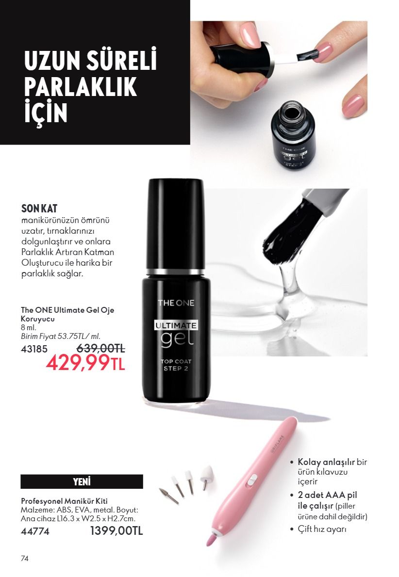 Oriflame 1 Haziran 2026 Aktüel Kataloğu Sayfa 74