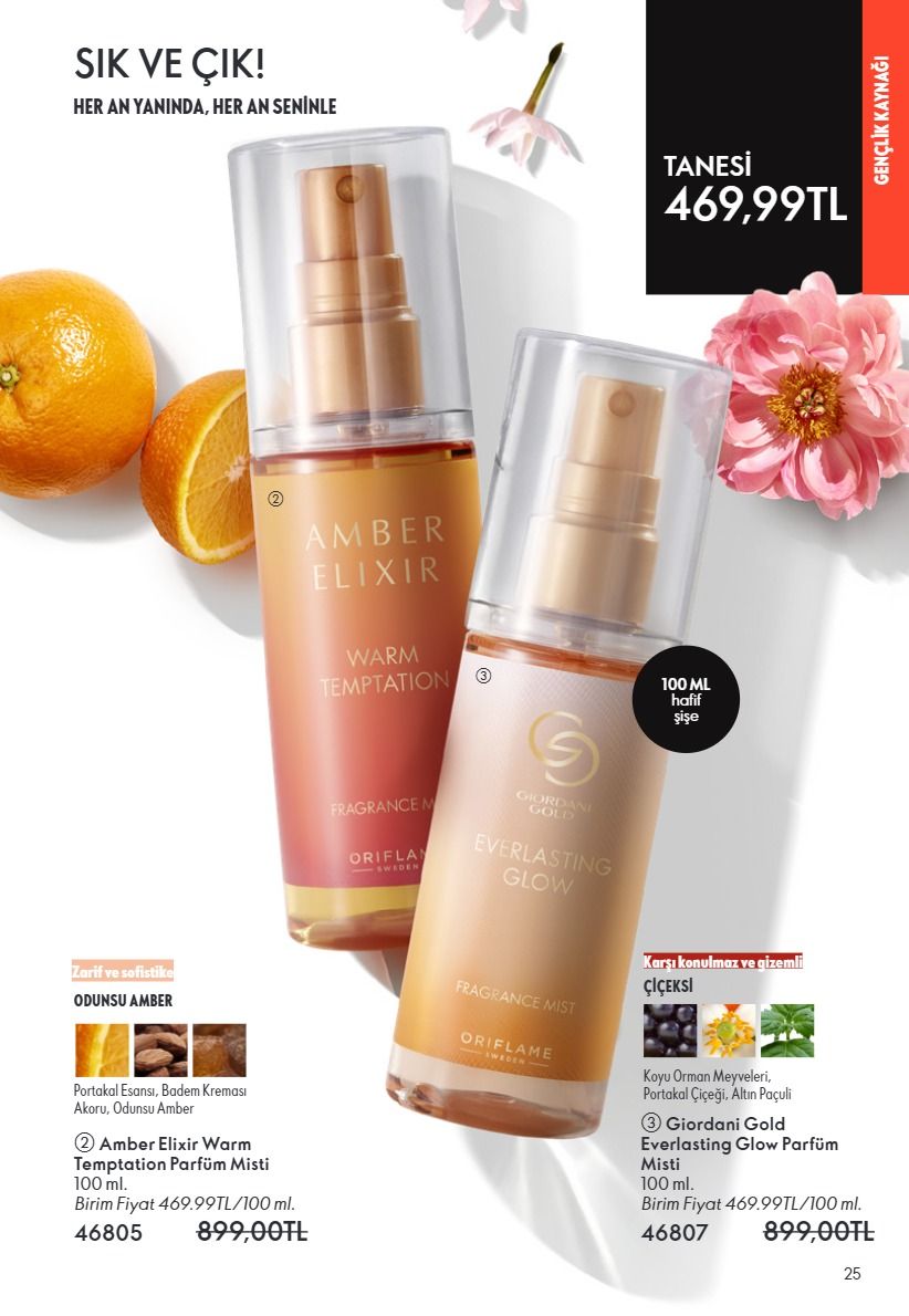 Oriflame 1 Haziran 2026 Aktüel Kataloğu Sayfa 25