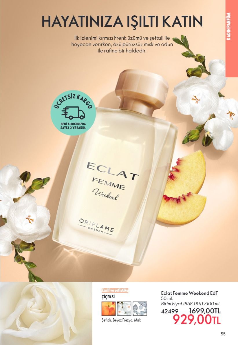 Oriflame 1 Haziran 2026 Aktüel Kataloğu Sayfa 55