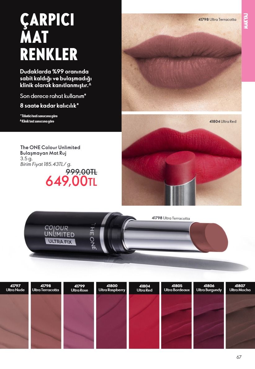 Oriflame 1 Haziran 2026 Aktüel Kataloğu Sayfa 67