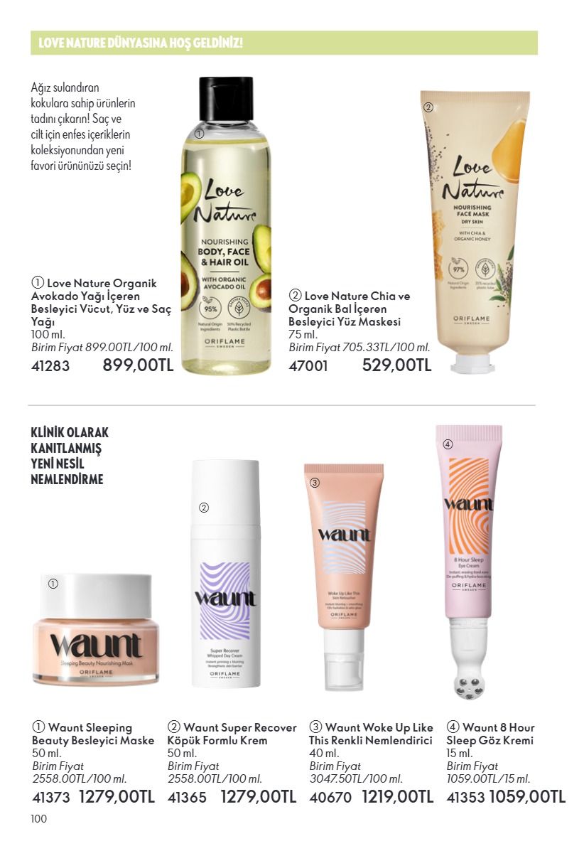 Oriflame 1 Haziran 2026 Aktüel Kataloğu Sayfa 100