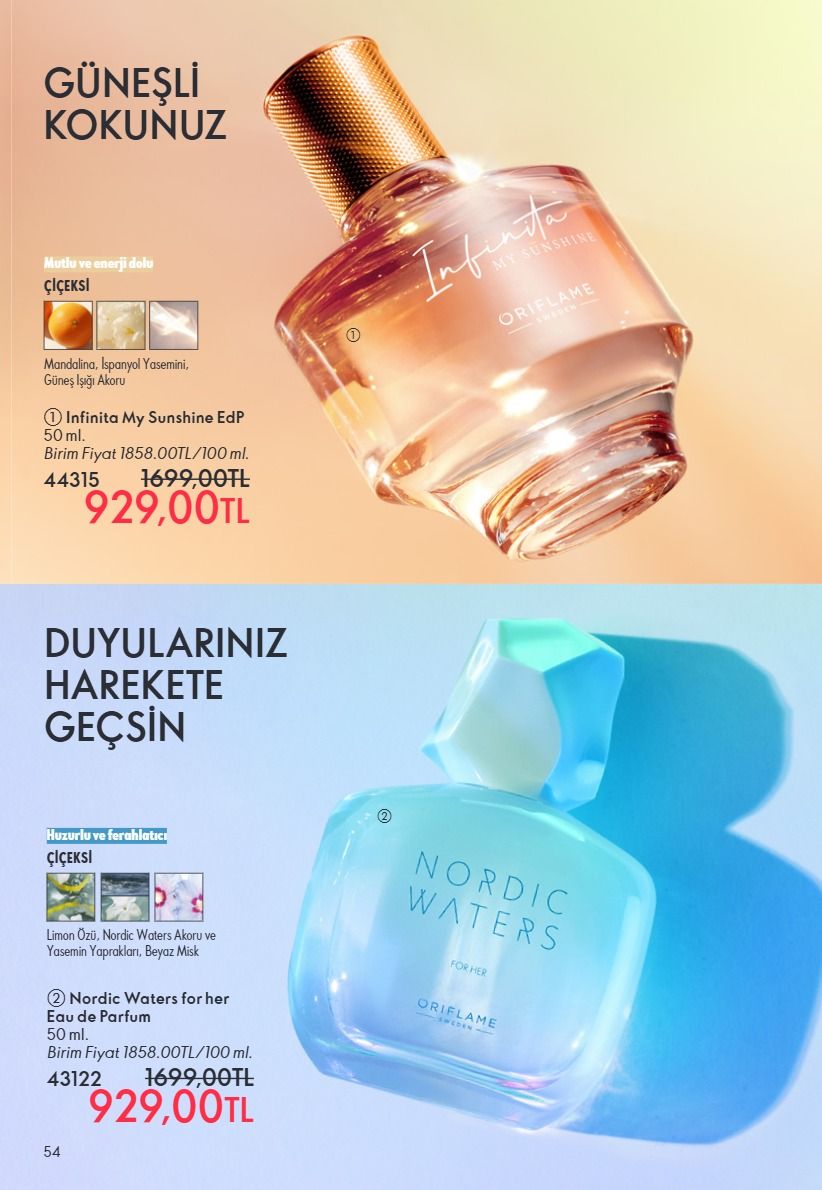 Oriflame 1 Haziran 2026 Aktüel Kataloğu Sayfa 54