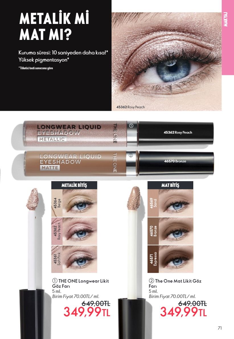 Oriflame 1 Haziran 2026 Aktüel Kataloğu Sayfa 71