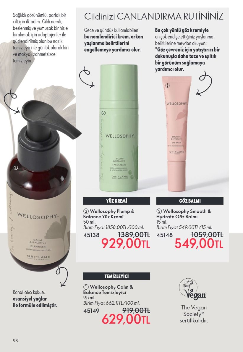 Oriflame 1 Haziran 2026 Aktüel Kataloğu Sayfa 98