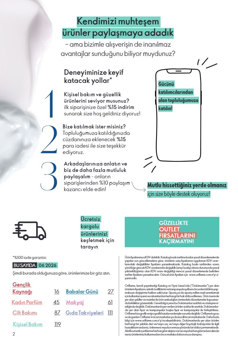 Oriflame 1 Haziran 2026 Aktüel Kataloğu Sayfa 2
