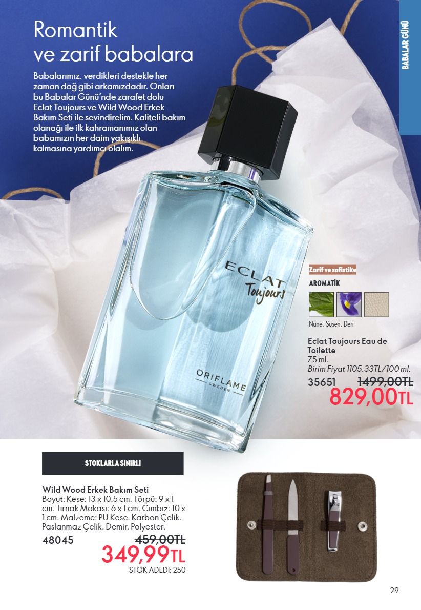 Oriflame 1 Haziran 2026 Aktüel Kataloğu Sayfa 29
