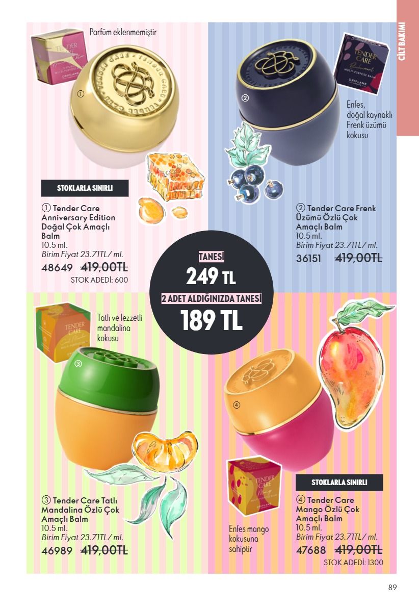 Oriflame 1 Haziran 2026 Aktüel Kataloğu Sayfa 89