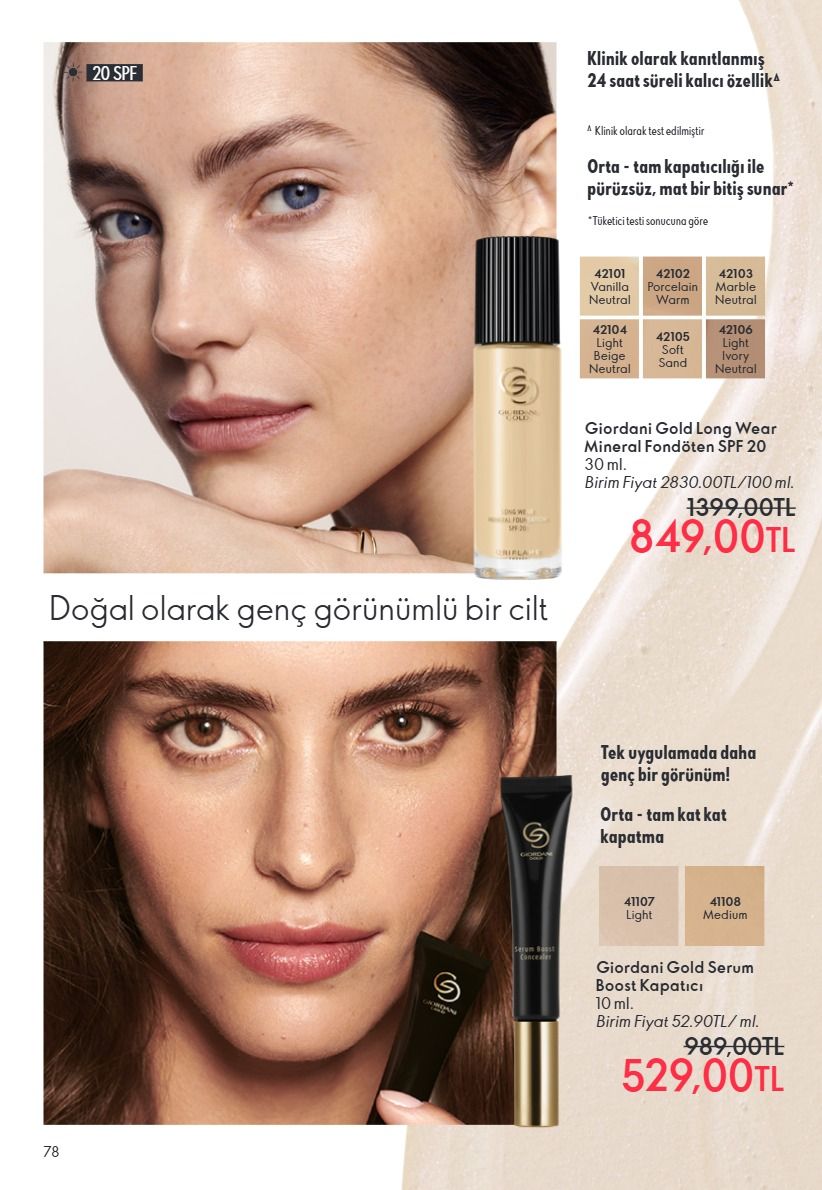 Oriflame 1 Haziran 2026 Aktüel Kataloğu Sayfa 78