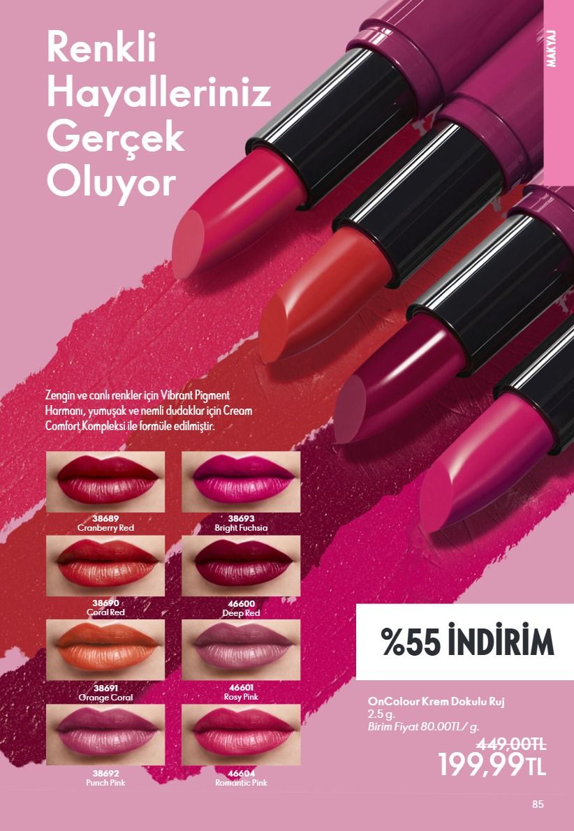 Oriflame 1 Haziran 2026 Aktüel Kataloğu Sayfa 85