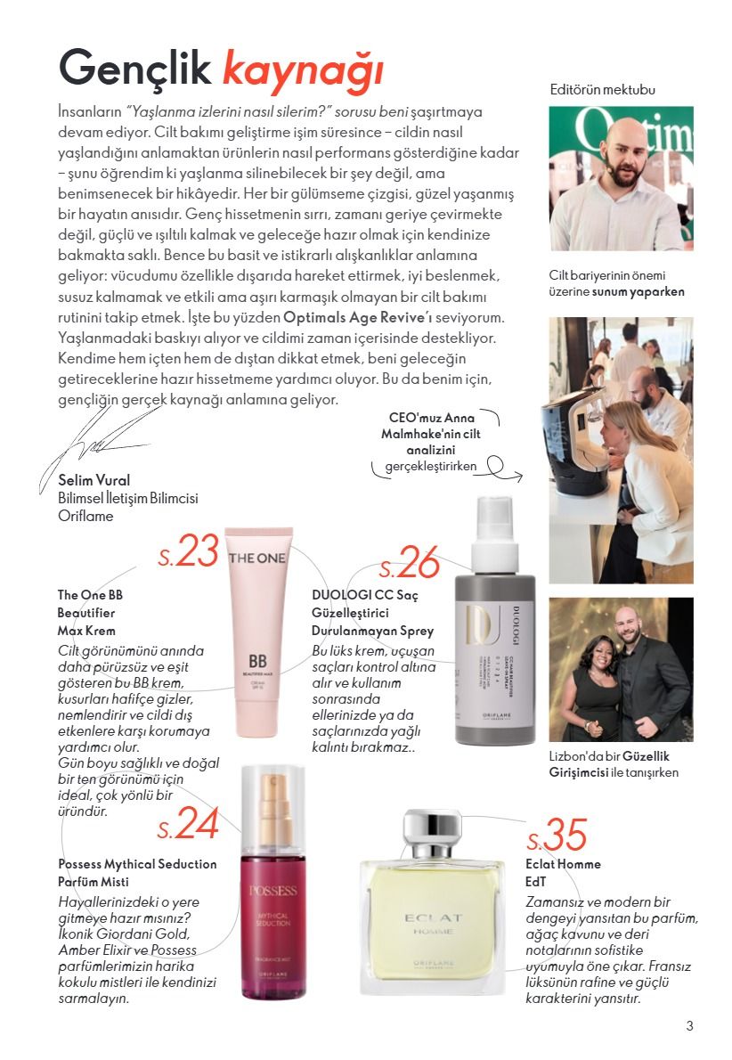 Oriflame 1 Haziran 2026 Aktüel Kataloğu Sayfa 3