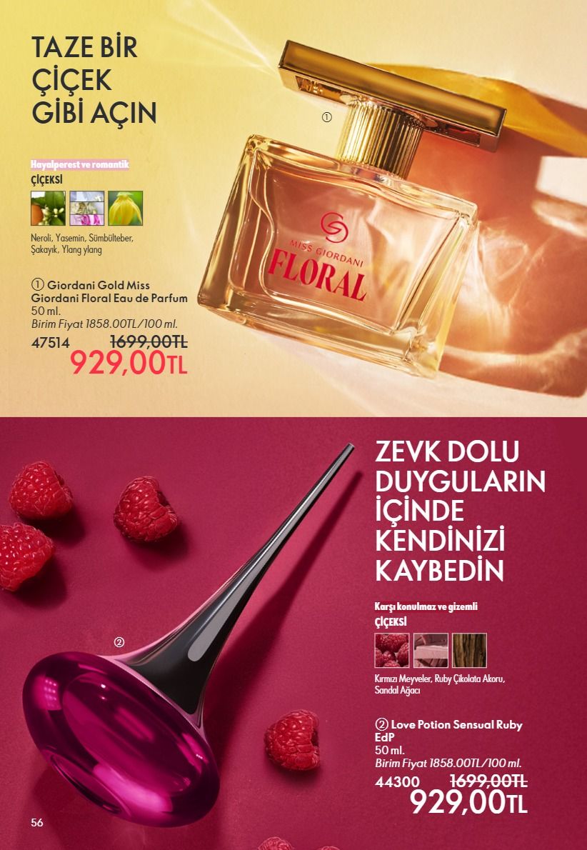 Oriflame 1 Haziran 2026 Aktüel Kataloğu Sayfa 56