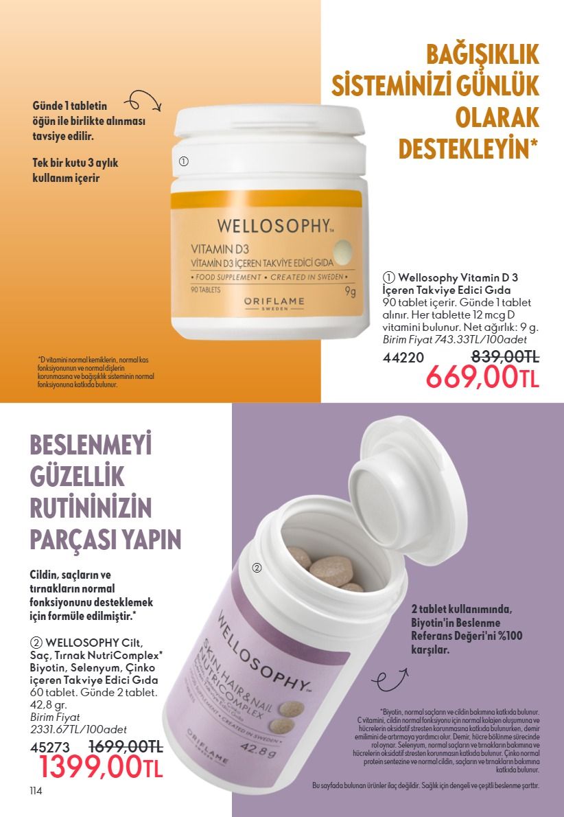 Oriflame 1 Haziran 2026 Aktüel Kataloğu Sayfa 114