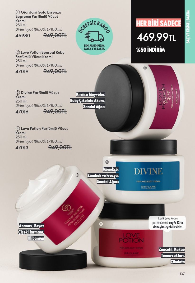 Oriflame 1 Haziran 2026 Aktüel Kataloğu Sayfa 137