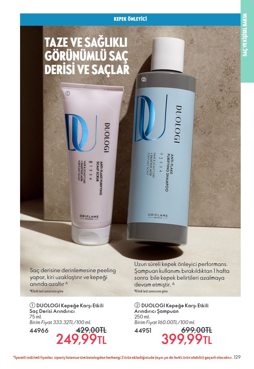Oriflame 1 Haziran 2026 Aktüel Kataloğu Sayfa 129