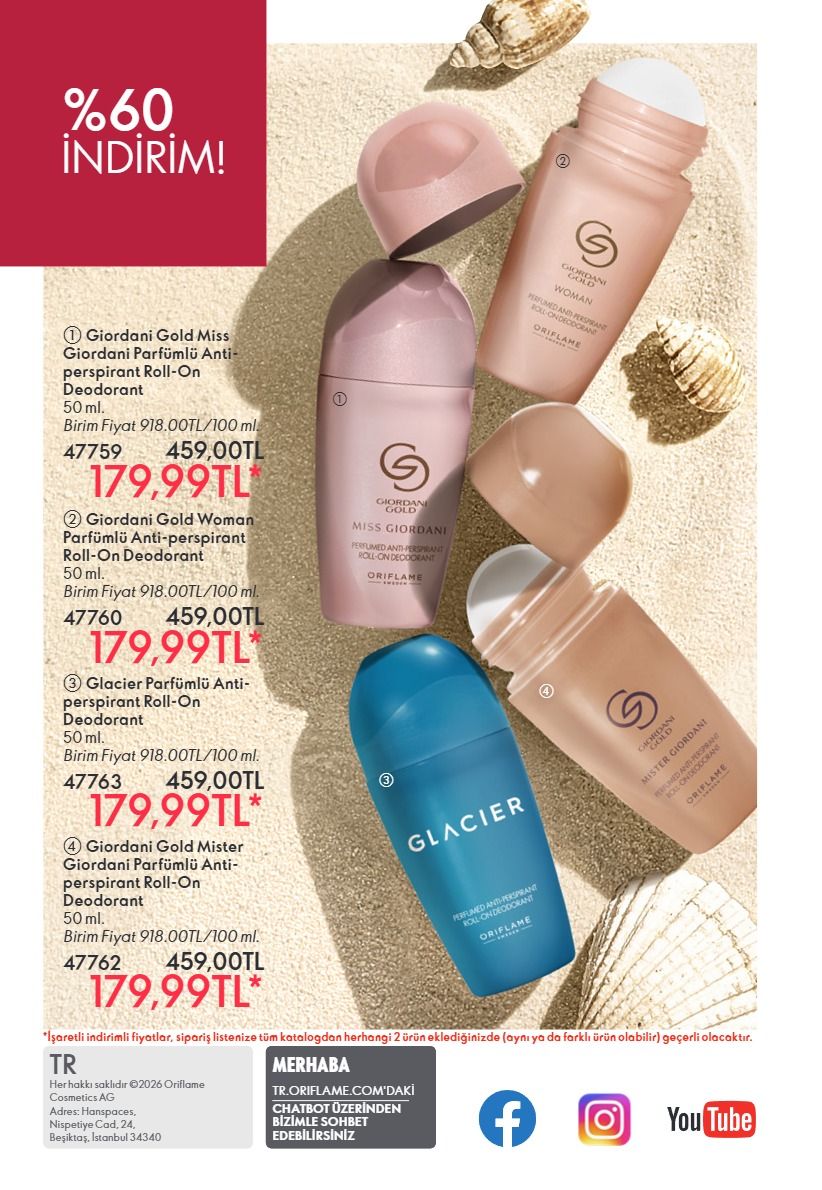 Oriflame 1 Haziran 2026 Aktüel Kataloğu Sayfa 148