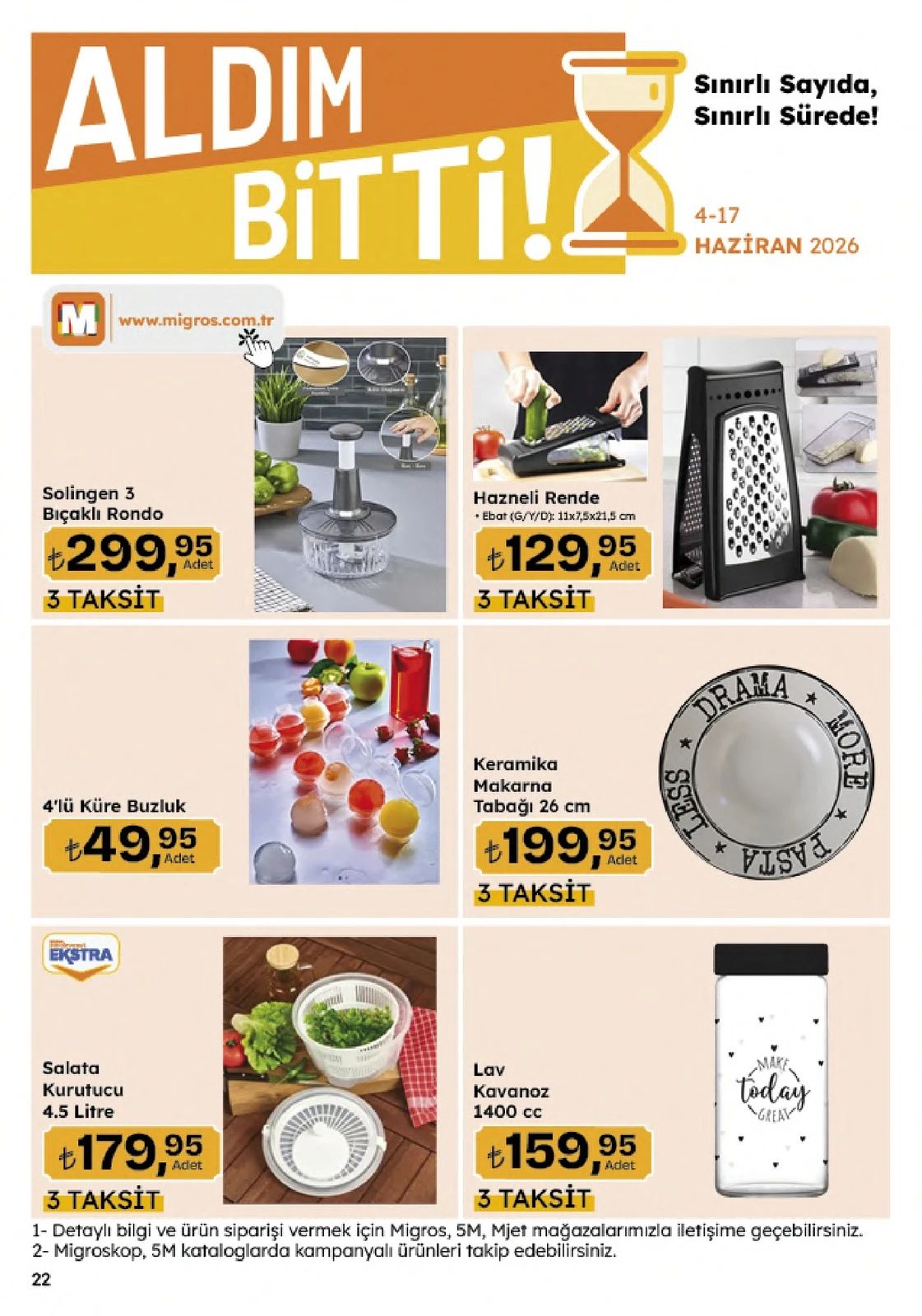 Migros 4 Haziran 2026 Aktüel Kataloğu Sayfa 22