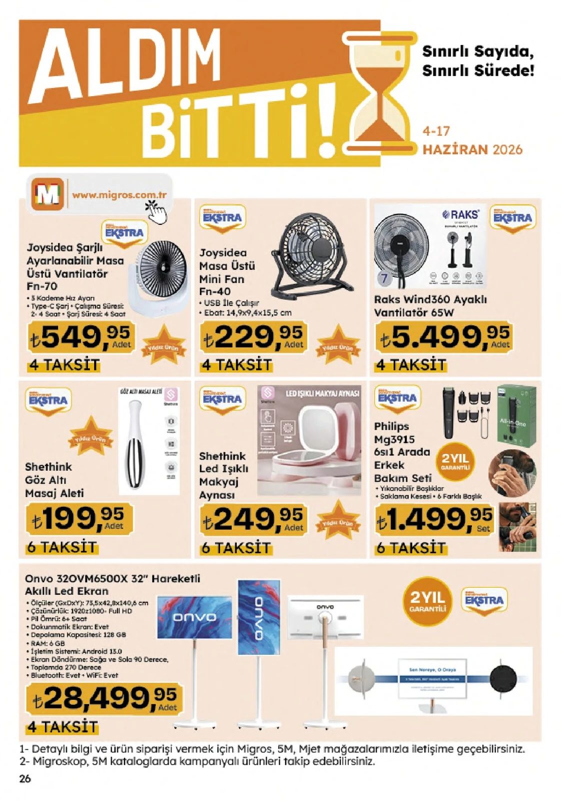 Migros 4 Haziran 2026 Aktüel Kataloğu Sayfa 26