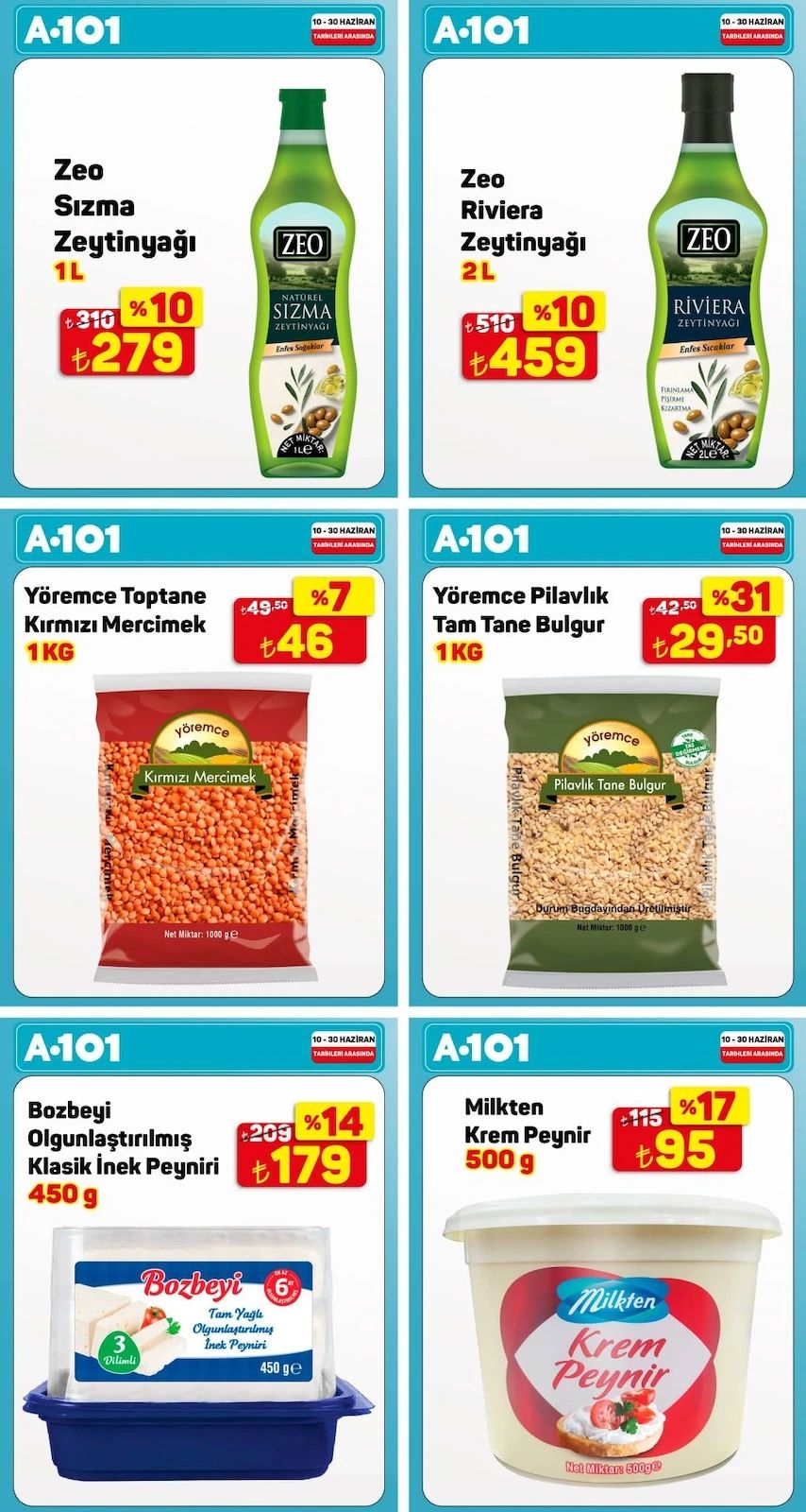 A101 10 Haziran 2026 Aktüel Kataloğu Sayfa 1
