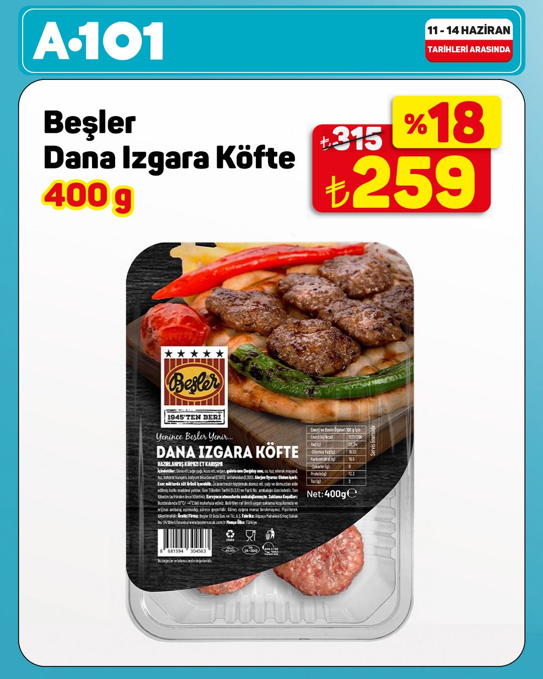 A101 11 Haziran 2026 Aktüel Kataloğu Sayfa 1