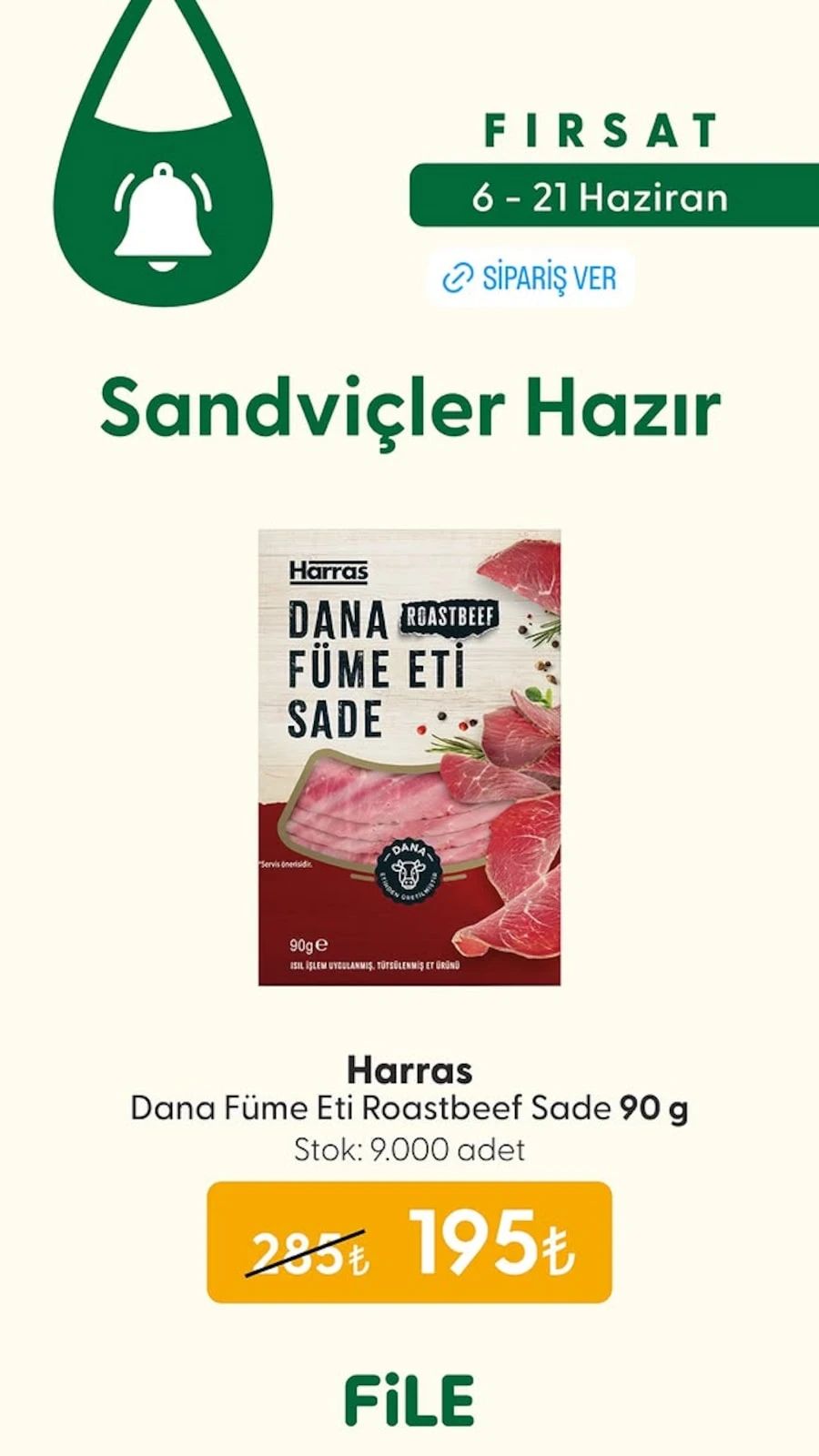 File Market 6 Haziran 2026 Aktüel Kataloğu Sayfa 1