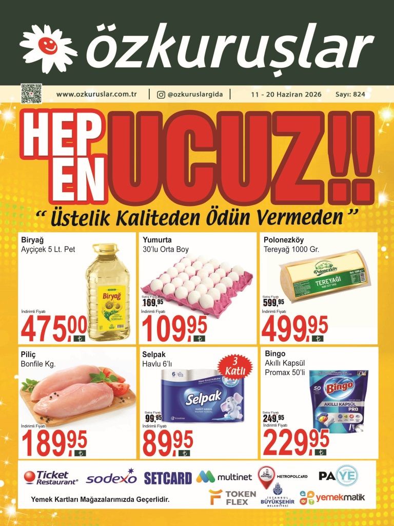 Ozkuruslar 11 Haziran 2026 Aktüel Kataloğu Sayfa 1