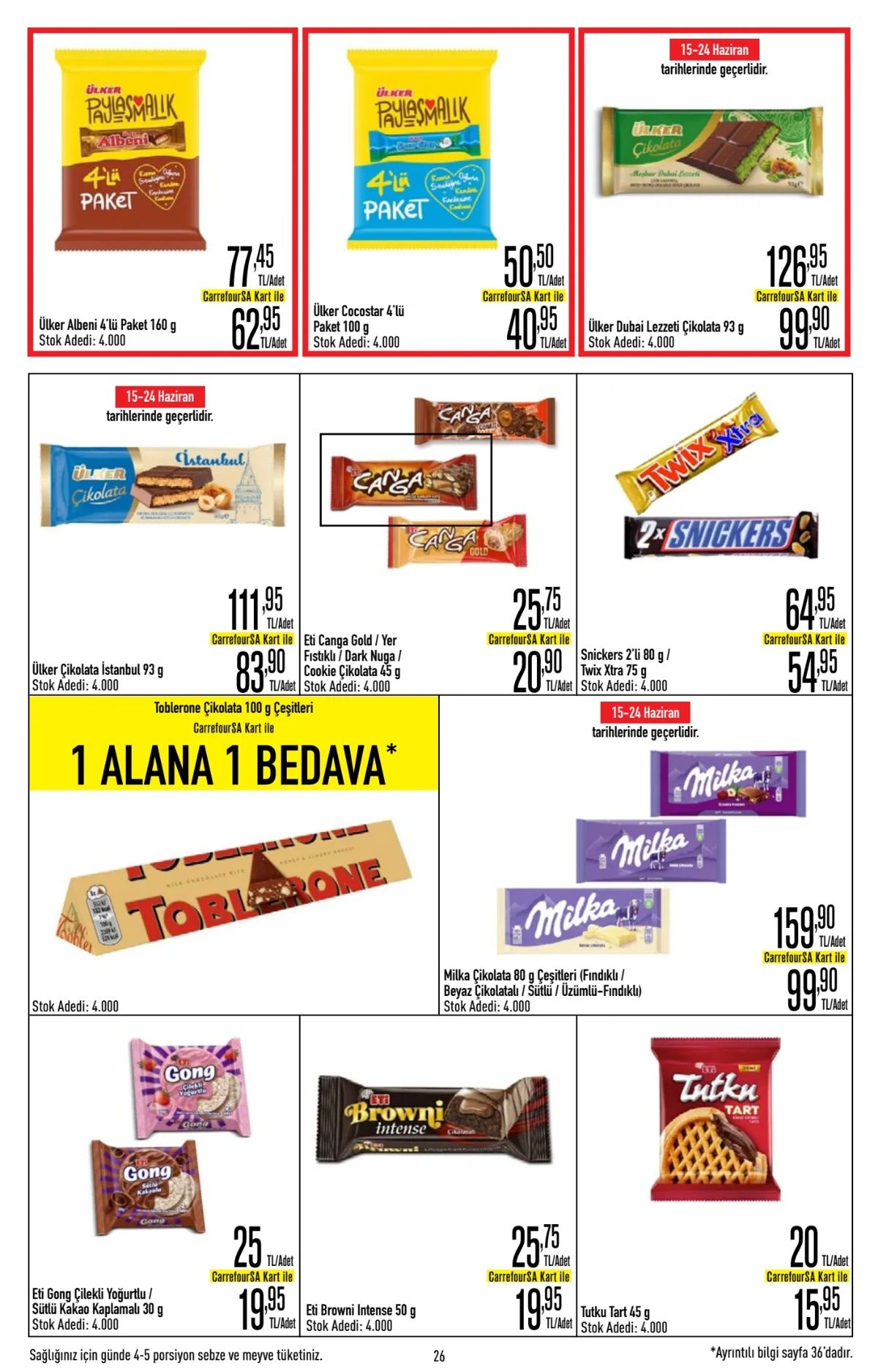 Carrefoursa 11 Haziran 2026 Aktüel Kataloğu Sayfa 26
