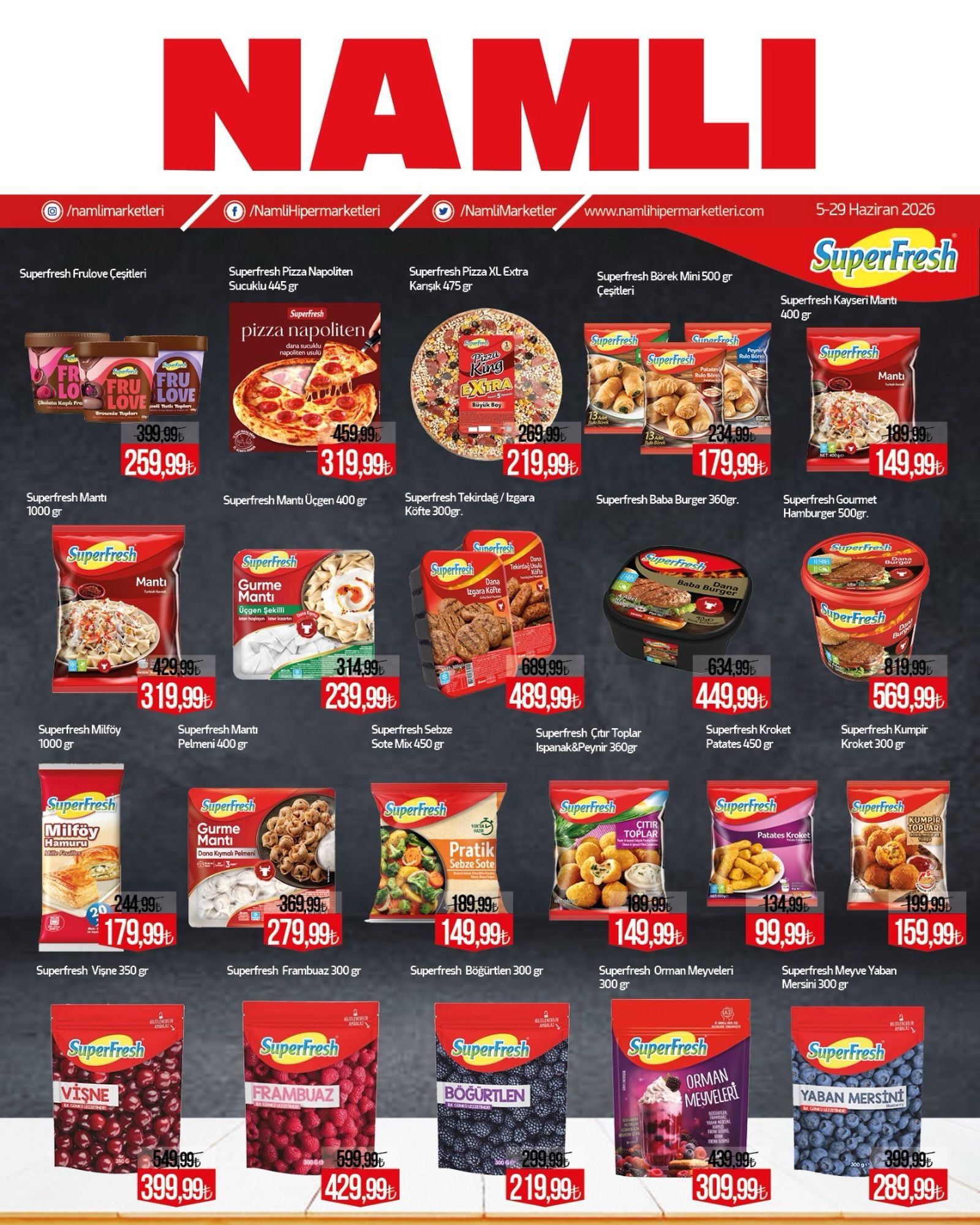 Namlihipermarketleri 5 Haziran 2026 Aktüel Kataloğu Sayfa 1
