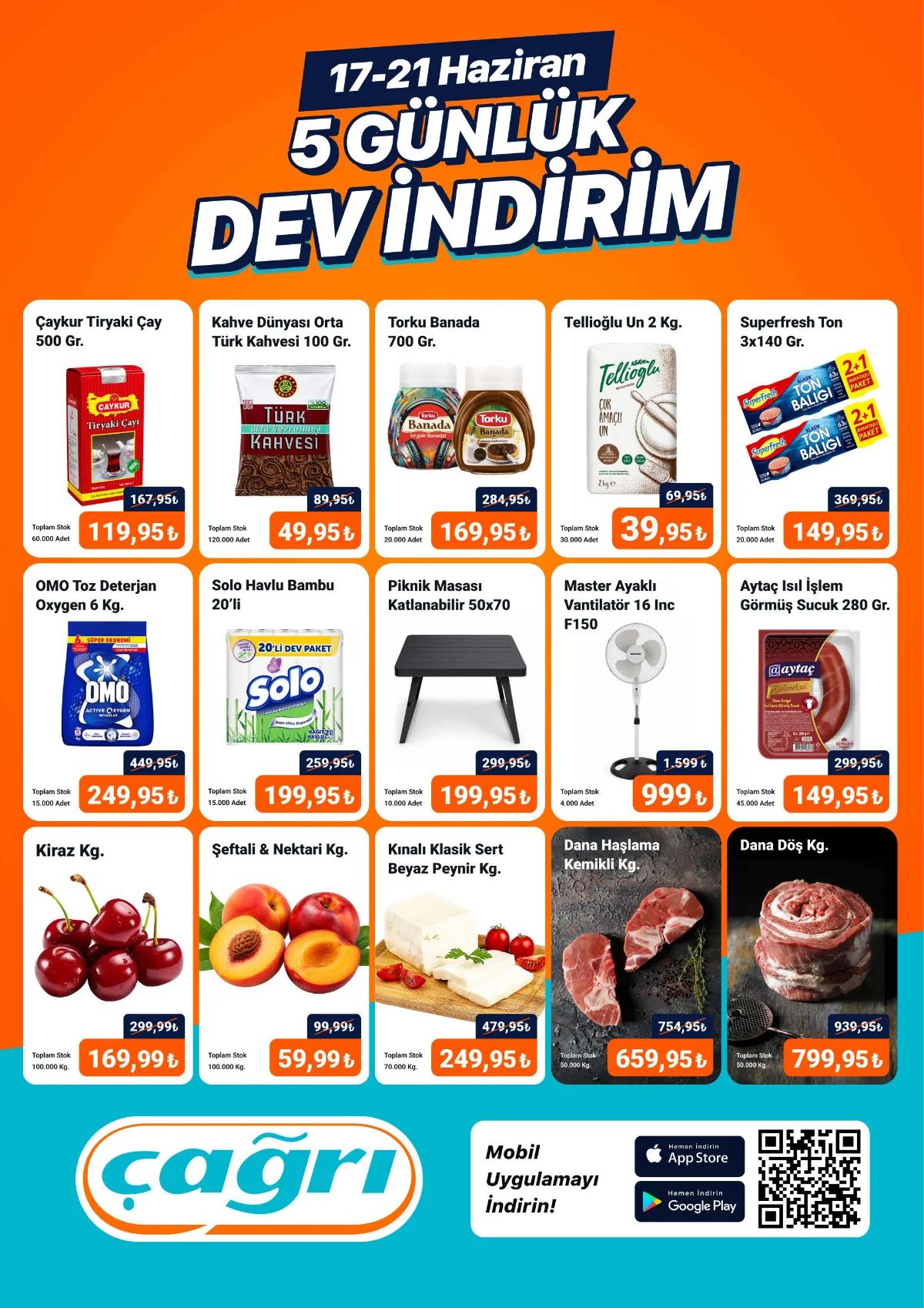 Çağrı Market 17 Haziran 2026 Aktüel Kataloğu Sayfa 1
