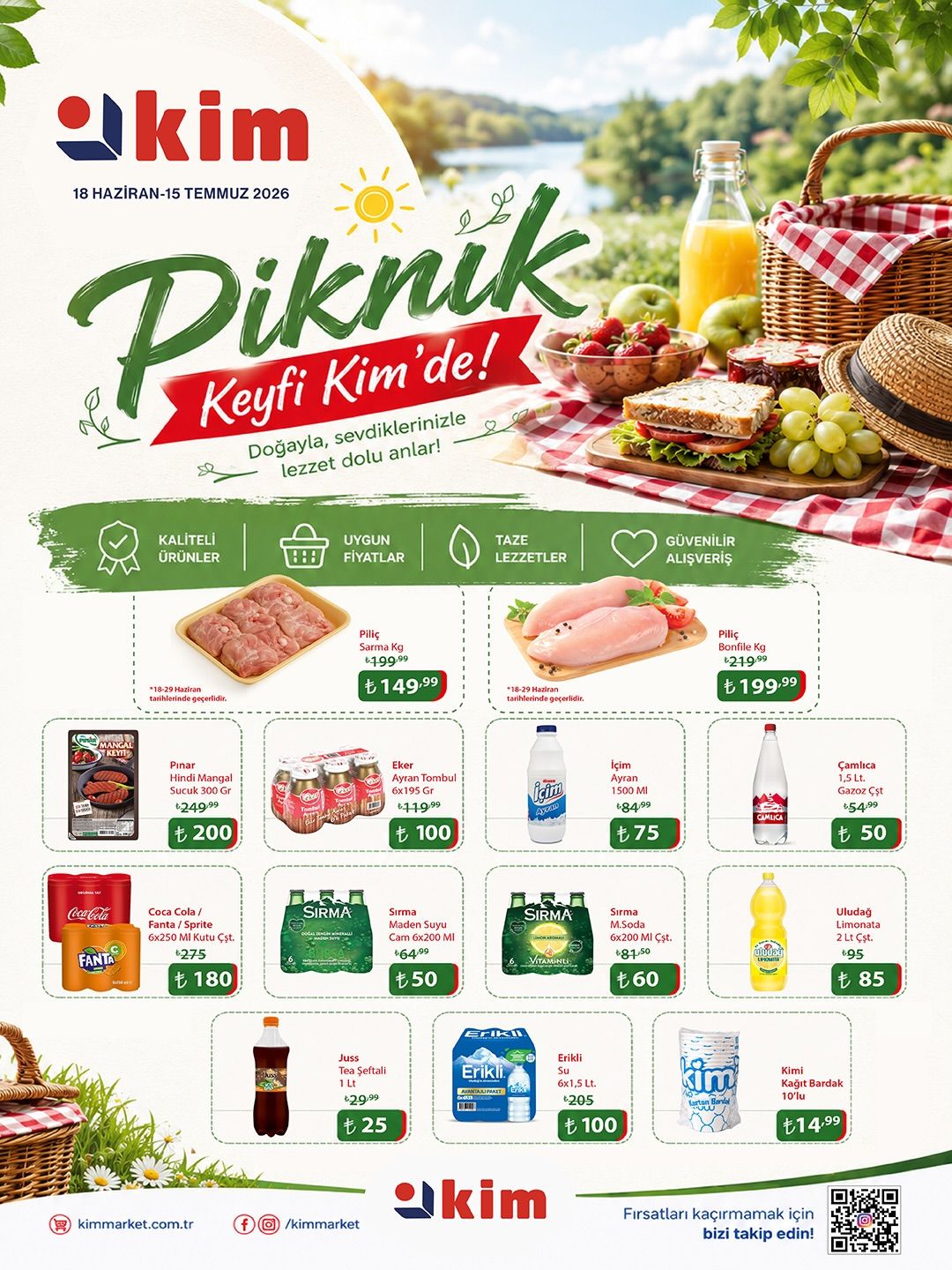 Kimmarket 18 Haziran 2026 Aktüel Kataloğu Sayfa 1