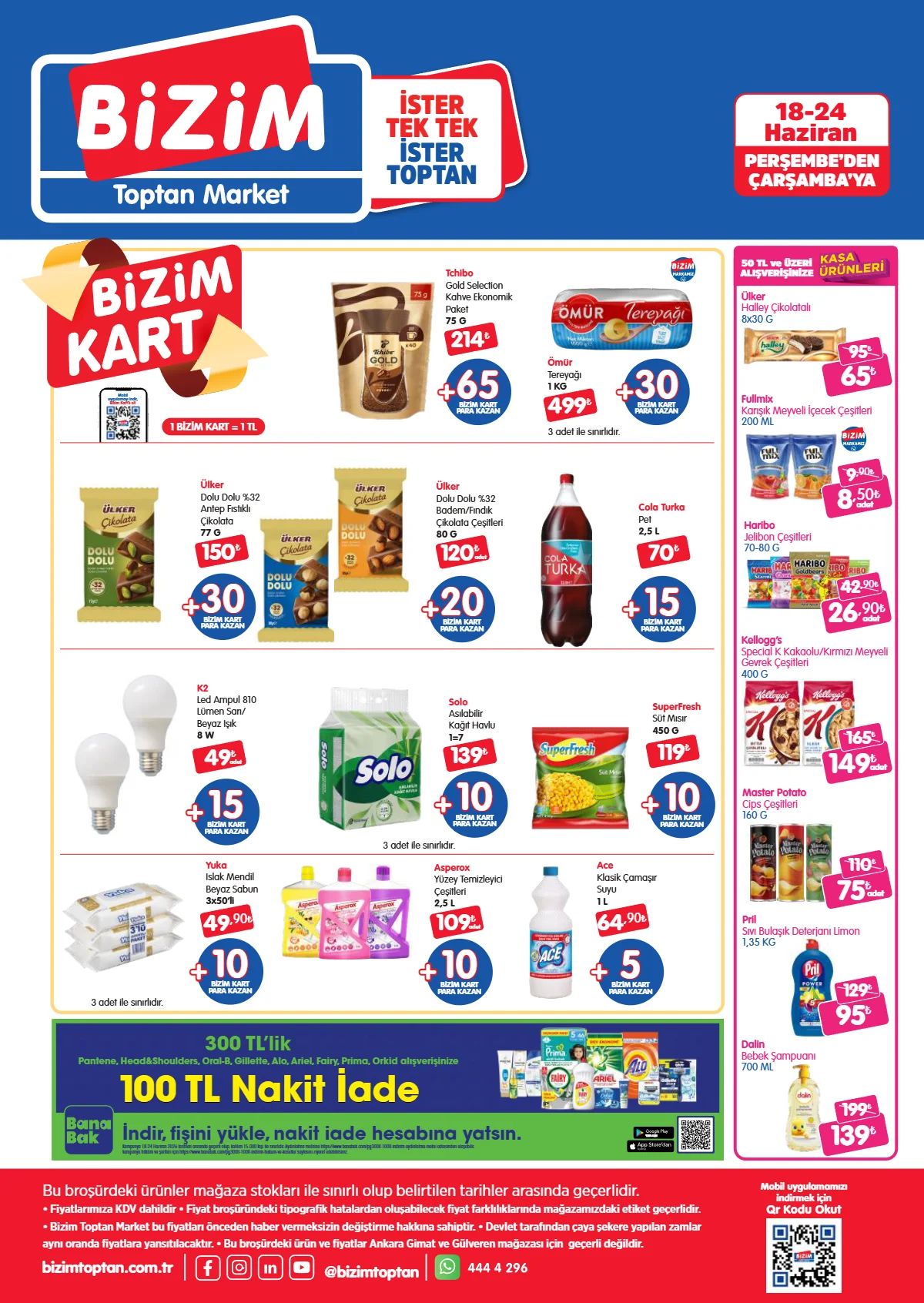 Bizim Toptan 18 Haziran 2026 Aktüel Kataloğu Sayfa 1