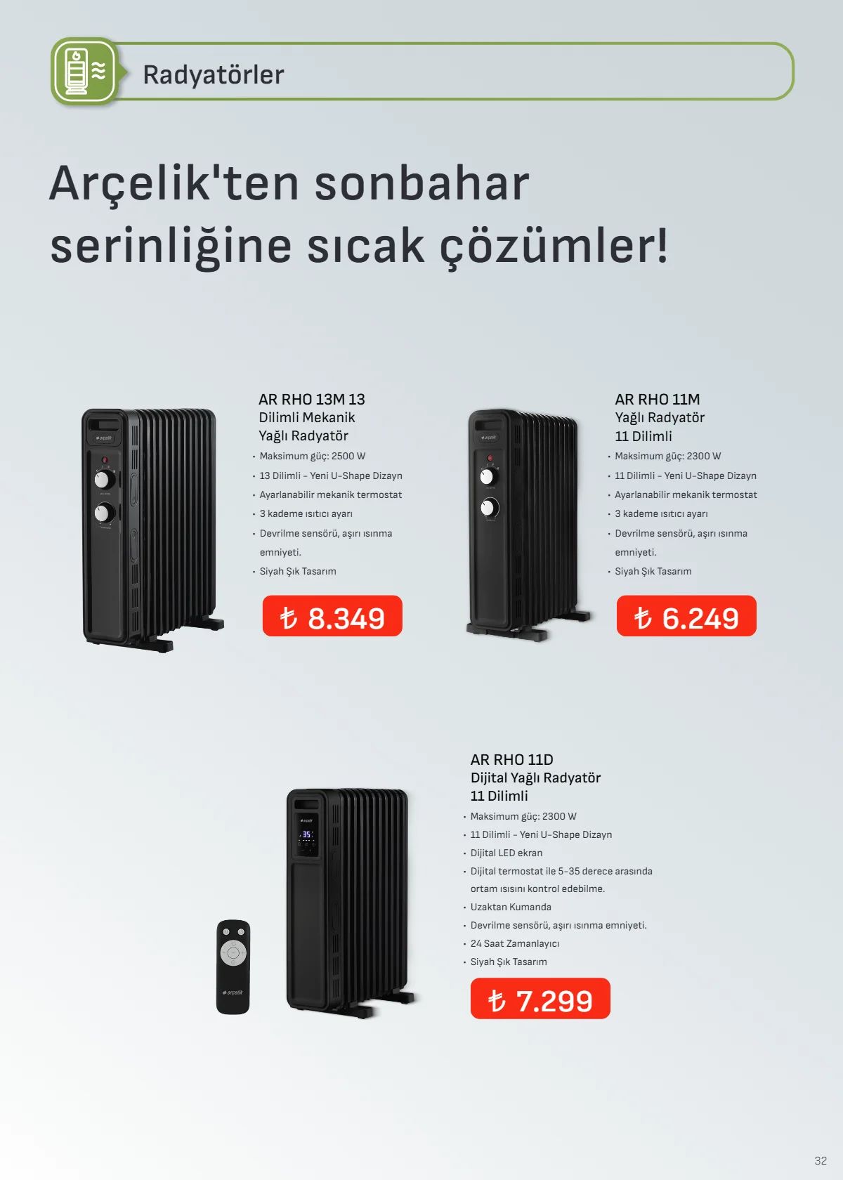 Arçelik 16 Haziran 2026 Aktüel Kataloğu Sayfa 32