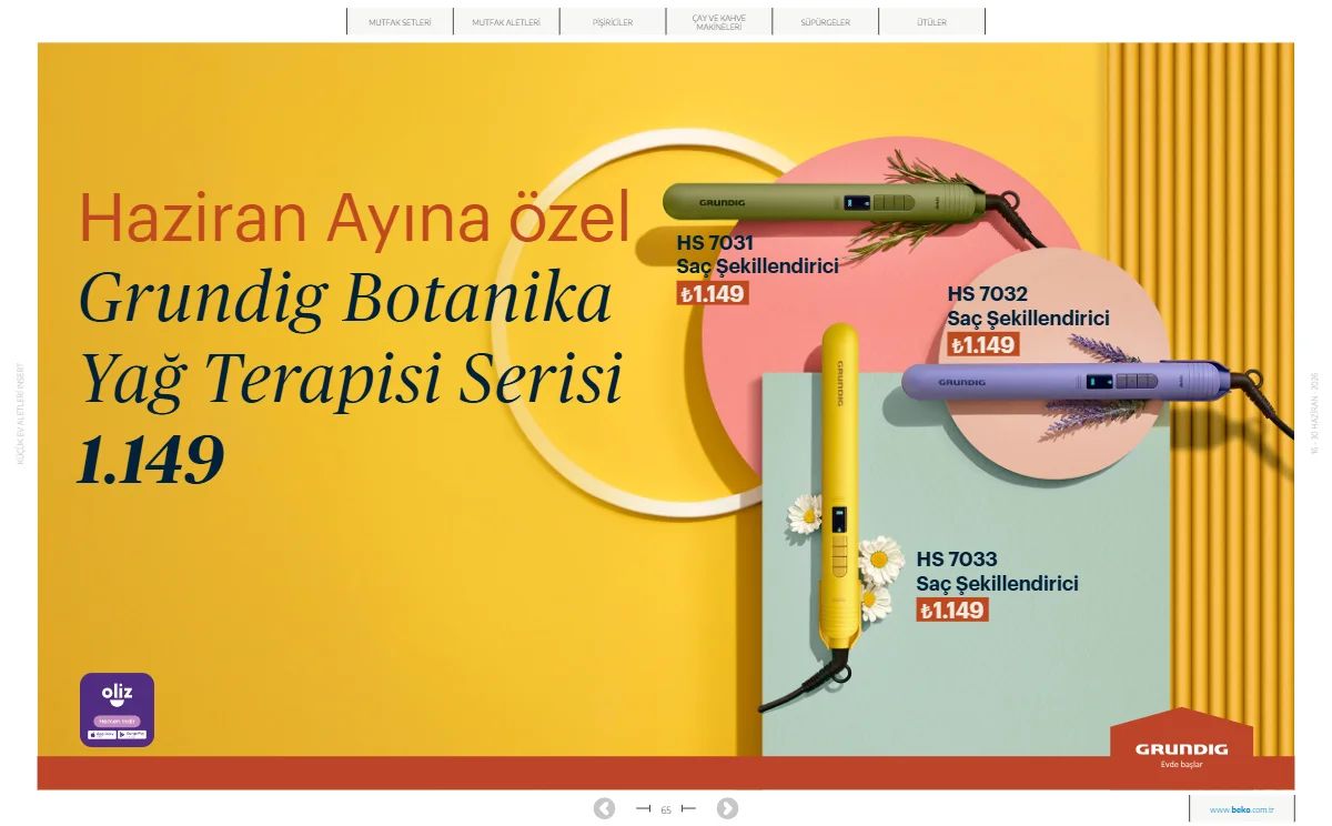 Beko 16 Haziran 2026 Aktüel Kataloğu Sayfa 65