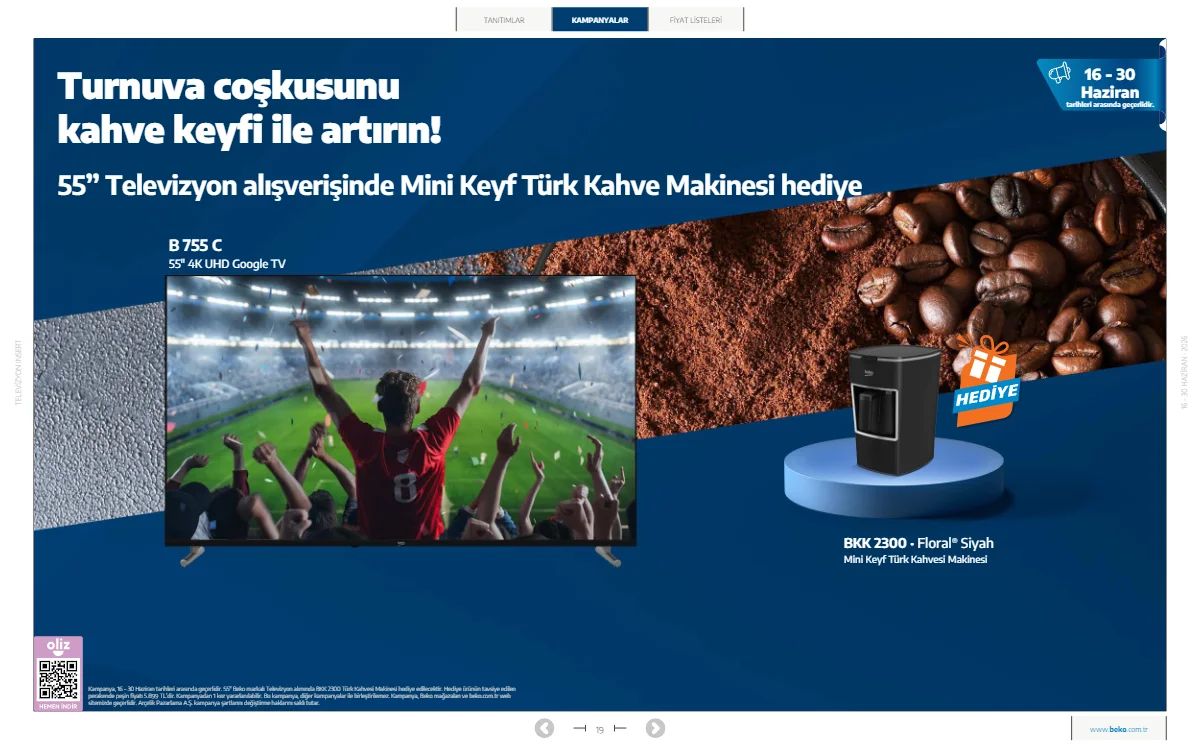 Beko 16 Haziran 2026 Aktüel Kataloğu Sayfa 19