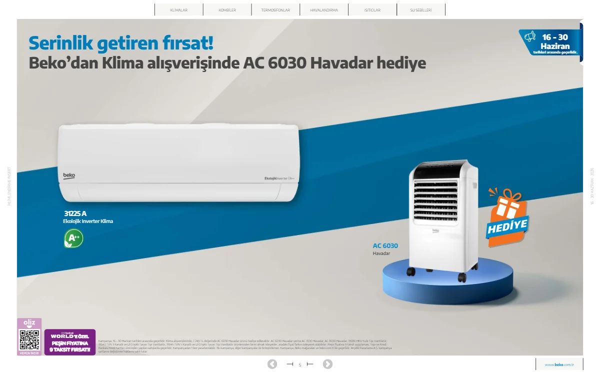Beko 16 Haziran 2026 Aktüel Kataloğu Sayfa 5