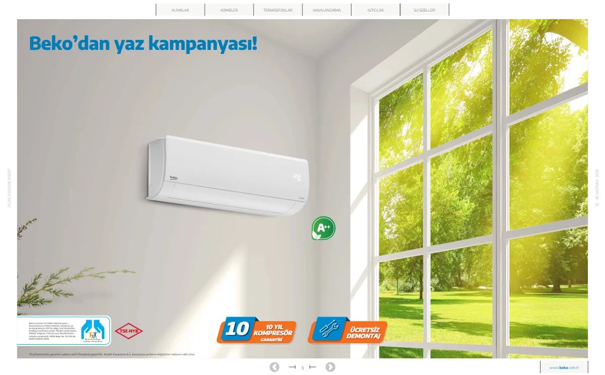 Beko 16 Haziran 2026 Aktüel Kataloğu Sayfa 3