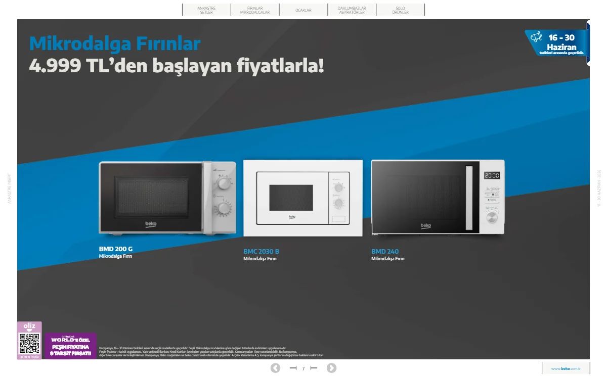 Beko 16 Haziran 2026 Aktüel Kataloğu Sayfa 1
