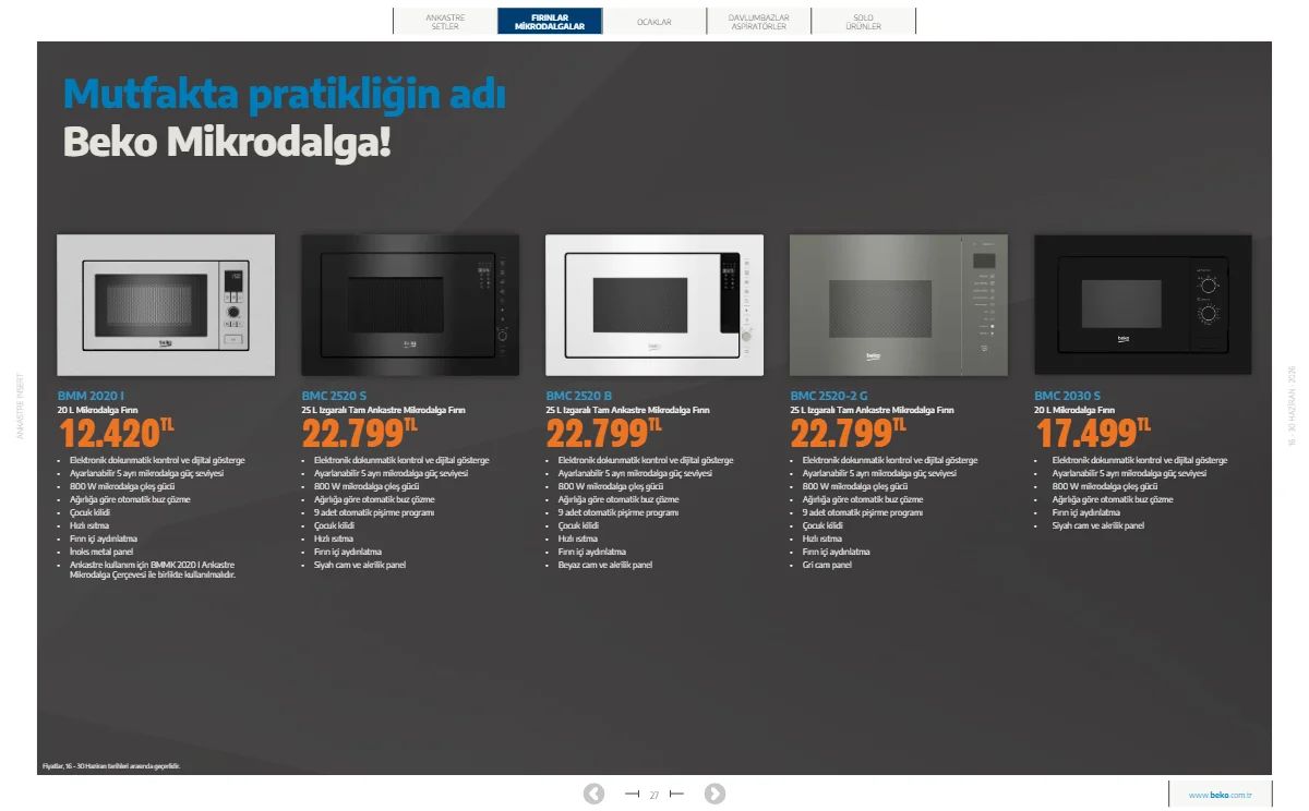 Beko 16 Haziran 2026 Aktüel Kataloğu Sayfa 28