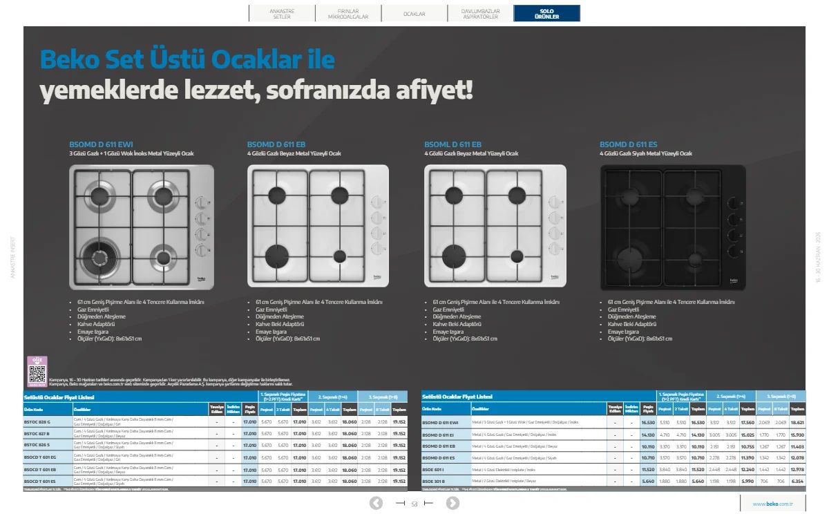 Beko 16 Haziran 2026 Aktüel Kataloğu Sayfa 57