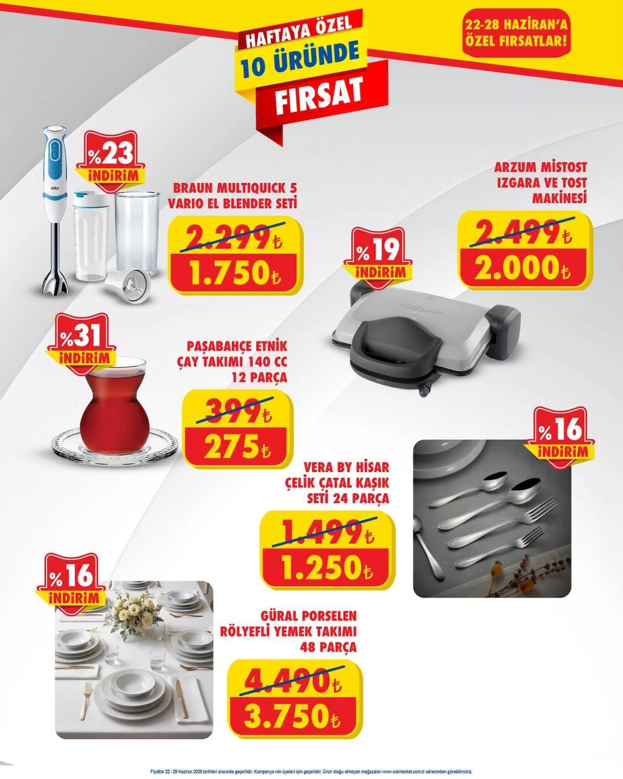Şok Market Online 22 Haziran 2026 Aktüel Kataloğu Sayfa 1