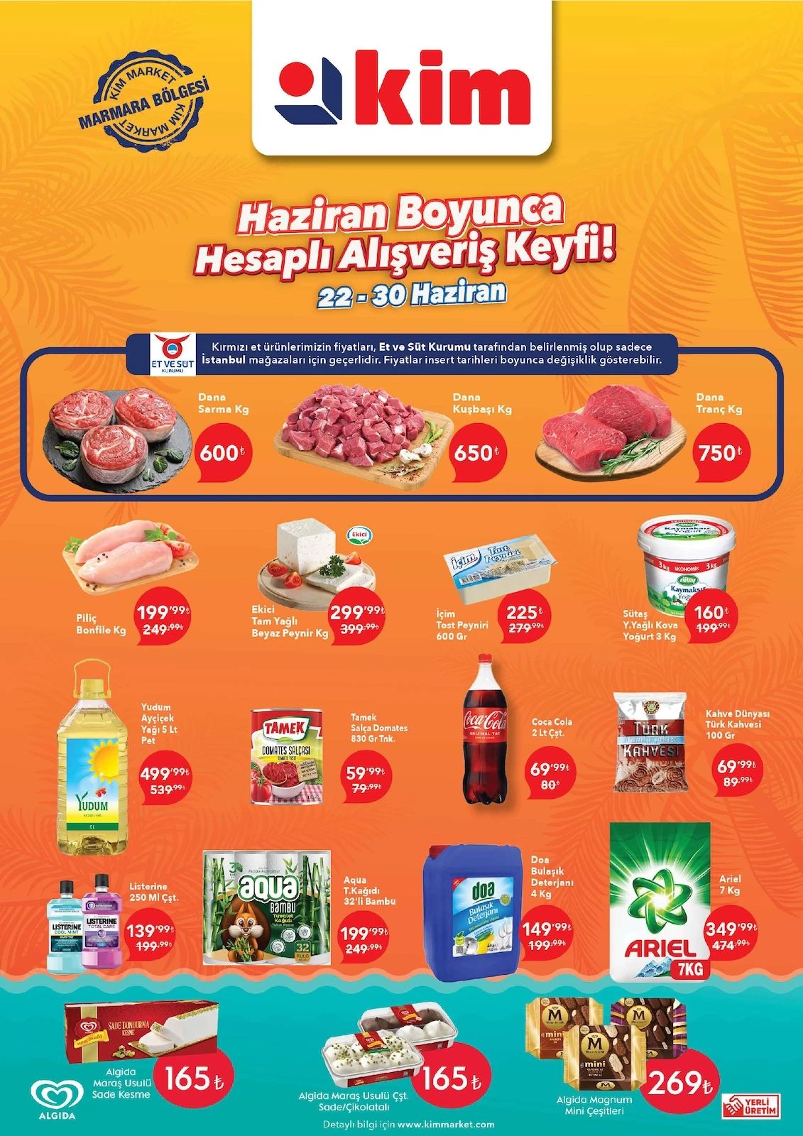 Kimmarket 22 Haziran 2026 Aktüel Kataloğu Sayfa 1