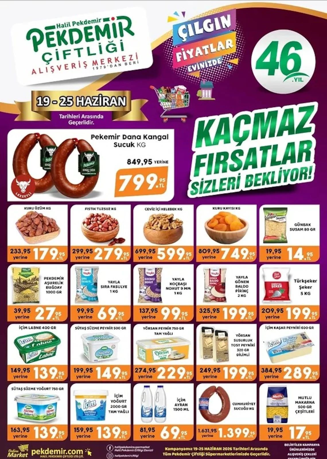 Pekdemir 19 Haziran 2026 Aktüel Kataloğu Sayfa 1