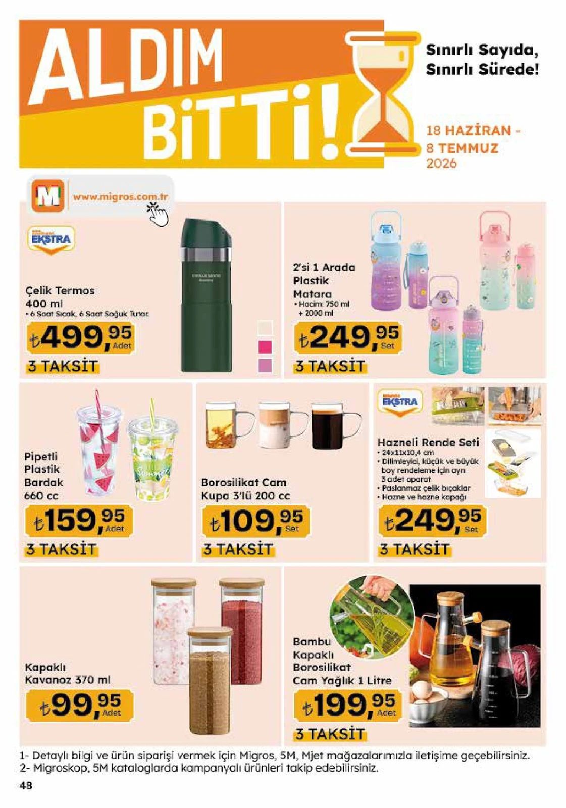 Migros 18 Haziran 2026 Aktüel Kataloğu Sayfa 48