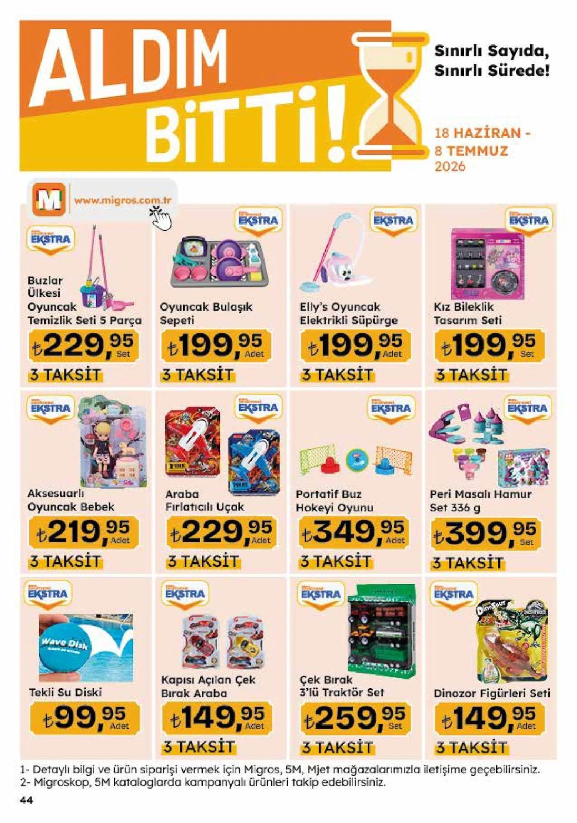 Migros 18 Haziran 2026 Aktüel Kataloğu Sayfa 44