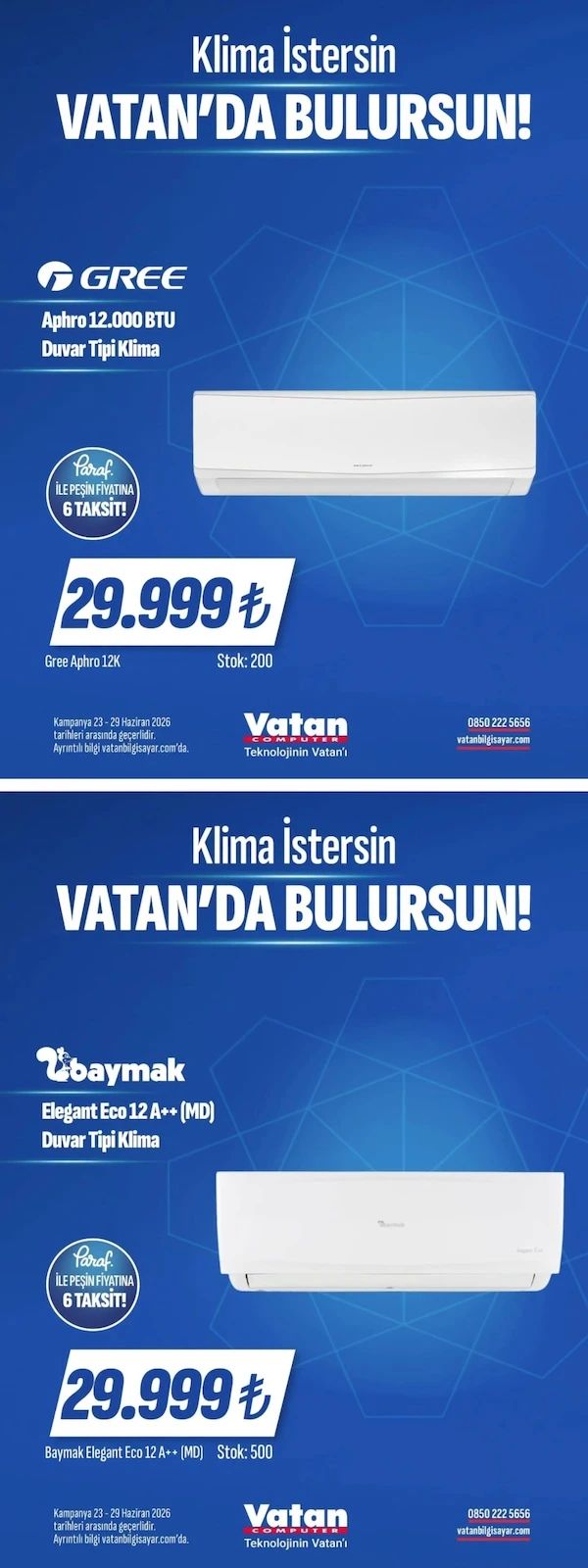Vatan Bilgisayar 23 Haziran 2026 Aktüel Kataloğu Sayfa 1