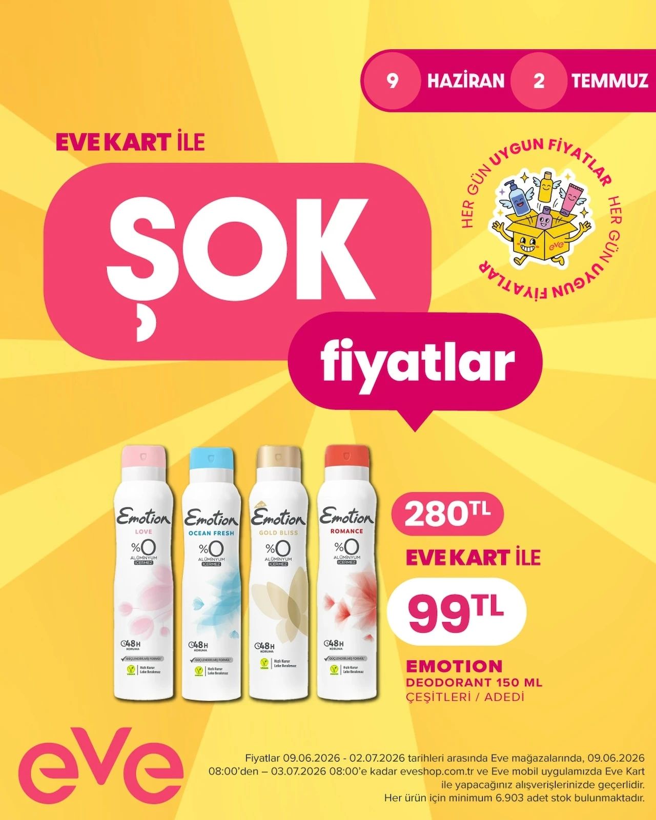 Eveshop 9 Haziran 2026 Aktüel Kataloğu Sayfa 1